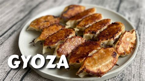 How To Make Crispy Juicy GYOZA Japanese Dumplings Easiest Way To