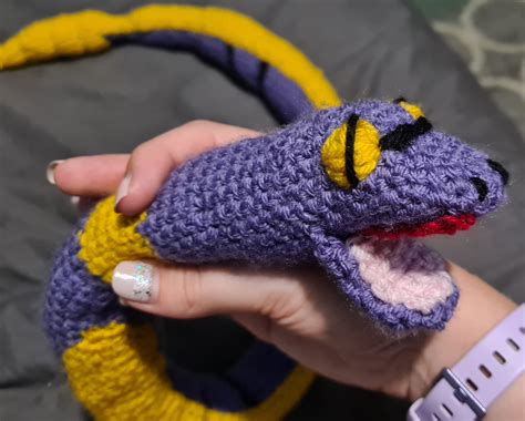 Pokemon Inspired Ekans Amigurumi Crochet Pattern Etsy