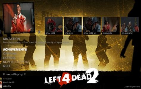 Team Fortress 2 Menu Mod Mod For Left 4 Dead 2