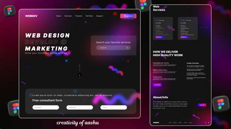 Business Service Website UI Design : Figma UI/UX Design | Figma