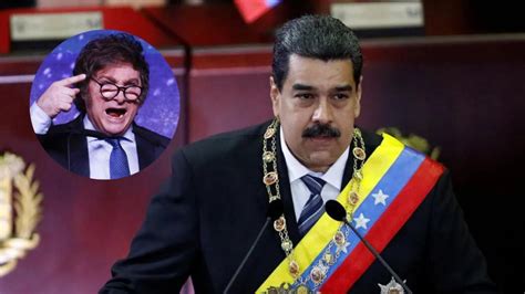 Nicol S Maduro Tild De Loco Y Bandido A Javier Milei Al Acursarlo