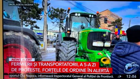 FOTO Punct de cotitură Fermierii și transportatorii au blocat vama