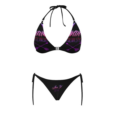 Ivan Venerucci Italian Style Buckle Front Halter Bikini Swimsuit Model S08 ID D3648276