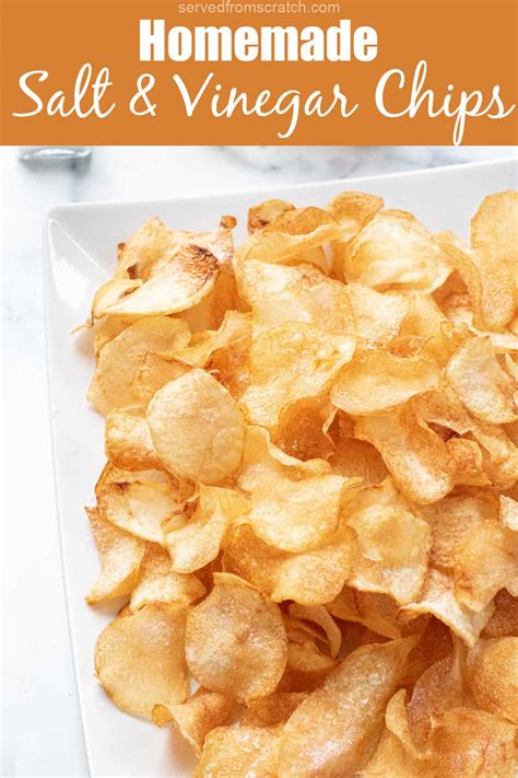 Homemade Salt and Vinegar Chips - Served From Scratch