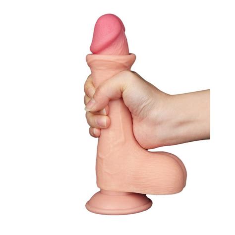 Realistische Dildo Sliding Skin Huidskleur 19 5 Cm Kopen Bij Sextoyland