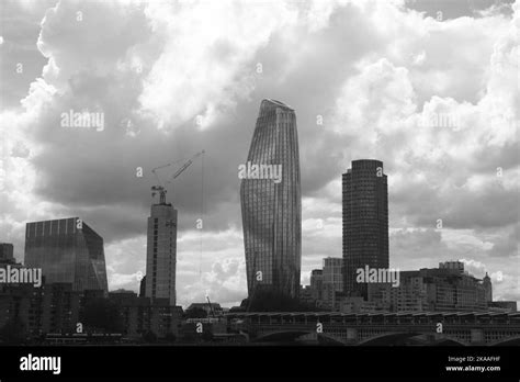 Black And White London Cityscape Stock Photo Alamy