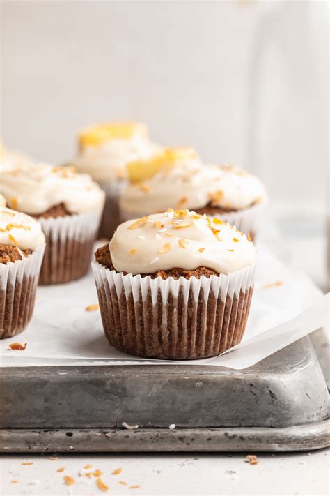 Pineapple Coconut Cupcake