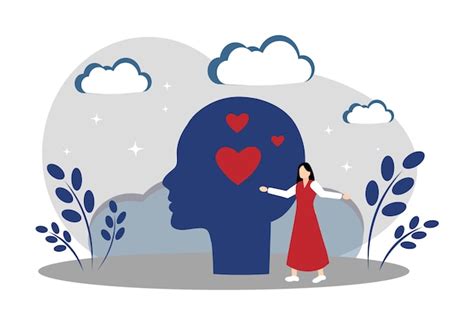 premium vector  concept  pure love romance  woman  love