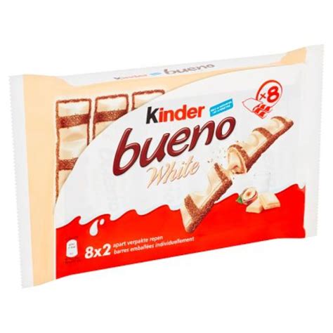 Kinder Bueno White Lait et Noisettes 16 Pièces 312 g Carrefour Site