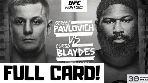 Ufc Fight Night Pavlovich Vs Blaydes Predictions And Full Card Betting