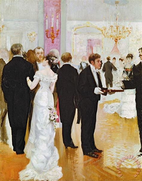 Jean Beraud The Wedding Reception painting - The Wedding Reception print for sale