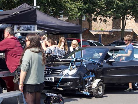 So This Is How They Film Driving Scenes Star Shoots Tv Drama In York