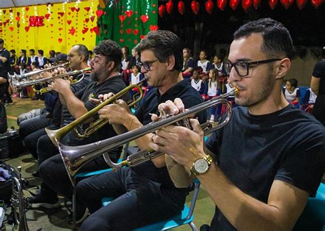 Escola Municipal Professor José Darcy De Carvalho - Big Band leva Projeto Todo Canto à Escola Municipal Professor José de ...