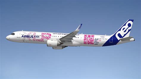 Airbus A321Neo XLR 3D Model - TurboSquid 2103786