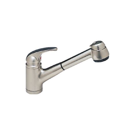 Blanco Elan Ii Satin Nickel 1 Handle Pull Out Kitchen Faucet At