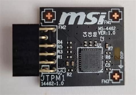 MSI TPM 2 0 Module SPI Windows 11 Ready Used Fully Tested Free