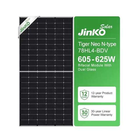 Jinko Tiger Neo N Type Hl Bdv Watt Bifacial Module With Dual