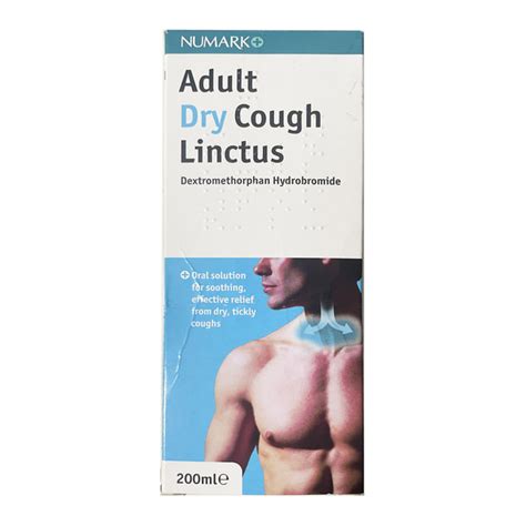 Numark Adult Dry Cough Linctus 200ml - www.withaid.com