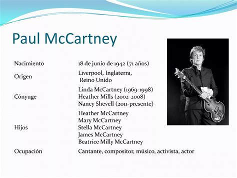 Integrantes The Beatles PPT