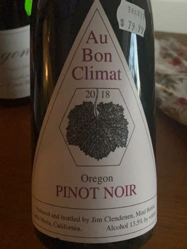 Au Bon Climat Pinot Noir Vivino