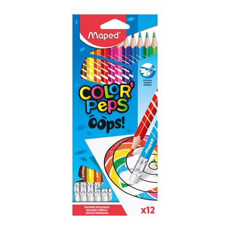 Lapices Color Maped X Colorpeps Borrables