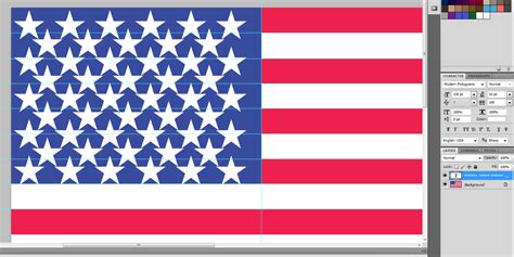 American Flag PDF Design