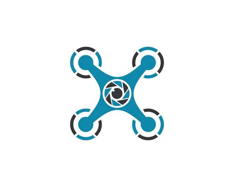 Drone Logo Design Vector Illustration Template 20295737 Vector Art At