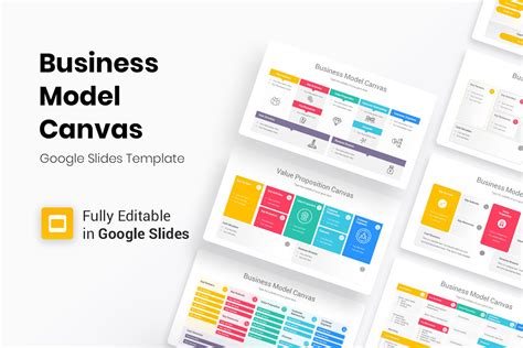 Business Model Canvas Google Slides Template Nulivo Market