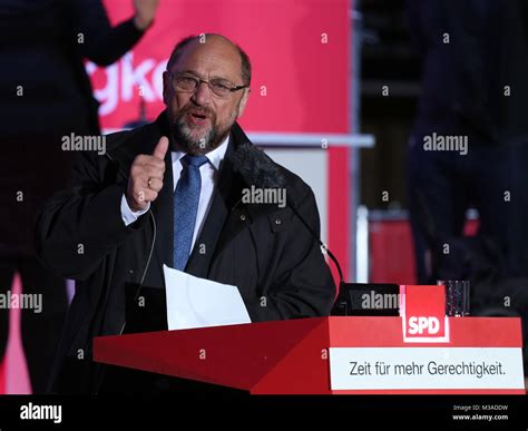 Munich Germany 14th Sep 2017 Martin Schulz Speaking In A Public