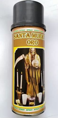 Spray Santa Muerte Oro Atrae Éxito Y Abundancia A Tu Vida Cuotas