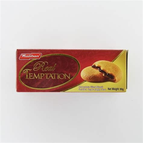 Maliban Biscuit Real Temptation Chocolate Filled 90g Glomarklk