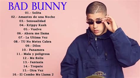 Bad Bunny Mejores Éxitos 2022 Mejores Canciones De Bad Bunny Youtube