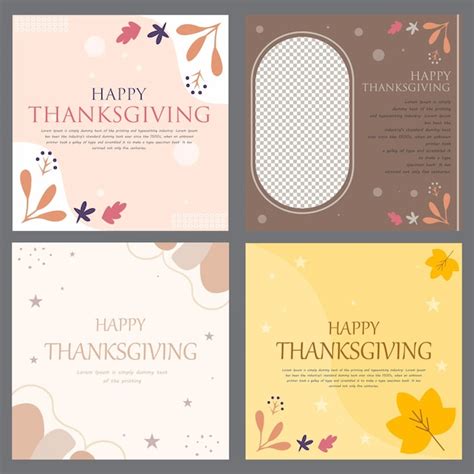 Premium Vector | Celebration happy thanksgiving banner template