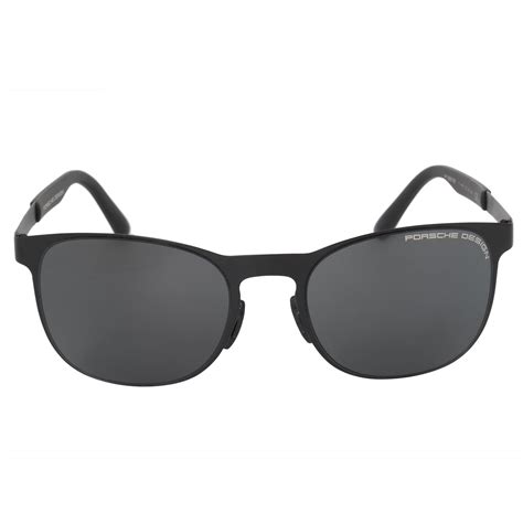 Porsche Design Porsche Design Design P8578 F 54 Square Sunglasses For Men Matte Black