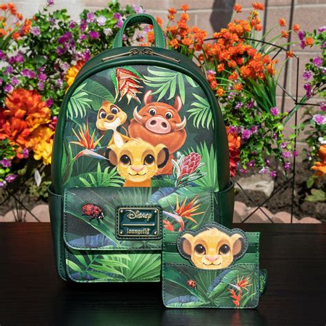 Rare Nwt Loungefly Disney The Lion King Tropical Trio Mini Backpack