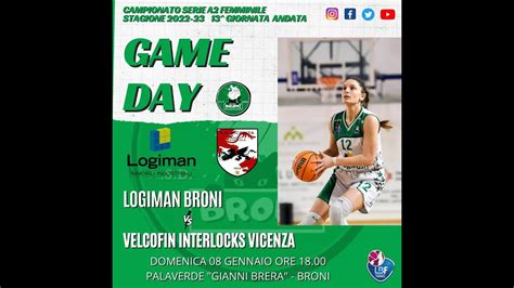 Logiman Broni Vs Velcofin Interlocks Vicenza Serie A Youtube