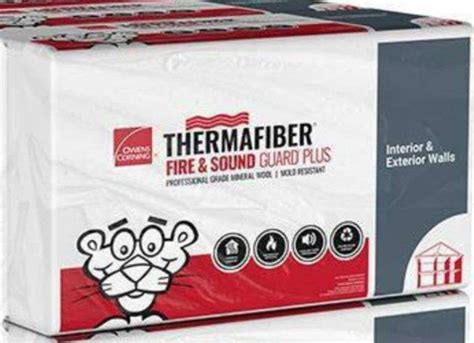 Owens Corning 23 In X 47 In R 23 Thermafiber Fire And Sound Guard Plus Mineral Wool Insulation