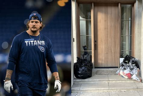 Taylor Lewan Responds After Titans Staff Leave His Belongings In Trash