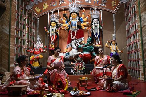 In Photos Innovative Durga Puja Pandals On Display As Festive Fervour Takes Over West Bengal