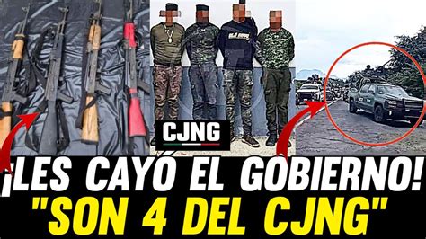 EN Mega Operativo Capturan A 4 Integrantes Del CJNG Y Aseguran