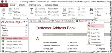 An Introduction To Microsoft Access Databases Training Connection