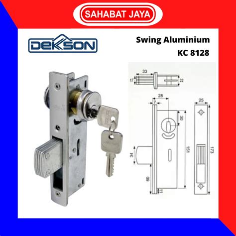 Jual Kunci Swing Dekkson Dekson Al Kc Pintu Aluminium Door Lock