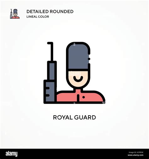 Icono De Vector De Guardia Real Conceptos Modernos De Ilustraci N