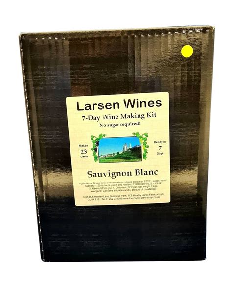 Buy Larsen Sauvignon Blanc Wine Kit