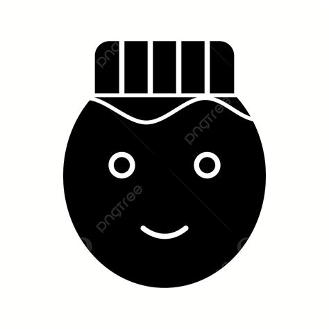 Glyph Clipart Vector Beautiful Man Glyph Black Icon Man Icons Black