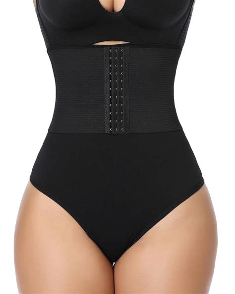 Vaslanda Womens High Waist Seamless Body Shaper Briefs Firm Control