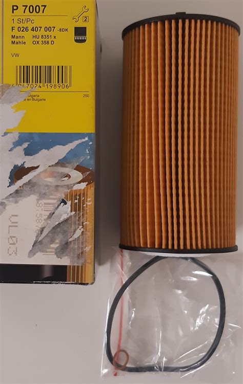 OS Fahrzeugteile Ölfilter Original Bosch F026407007 P7007 Audi VW