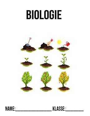 Deckblatt Biologie Deckblätter zum Ausdrucken