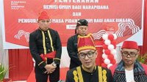 Berkah Bagi 1 912 Narapidana Di Sulut 19 Orang Hirup Udara Bebas