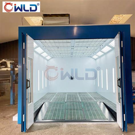 Wld Wld Spray Booth With Flexible Inner Ramp Pneumatic Ramp Save